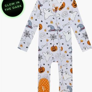 Posh Peanut Halloween Glow-in-the-Dark Kids Footie